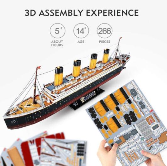 Χαρτί δώρου γενεθλίων παζλ DIY Stadium 3D Puzzle για ενήλικες